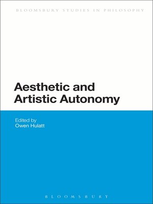 cover image of Aesthetic and Artistic Autonomy